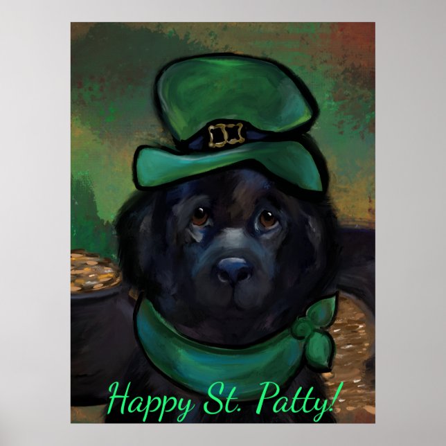 Neufundland-Hund Poster (Vorne)