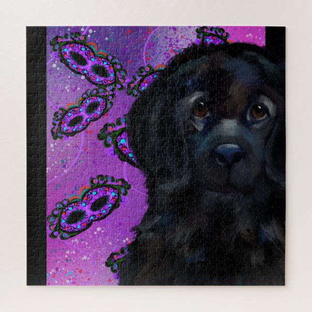 Neufundland-Hund Puzzle (Vertikal)