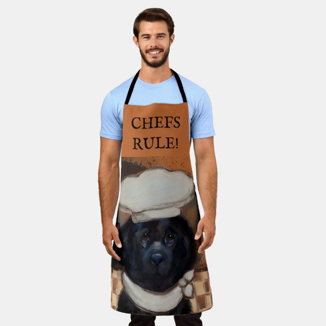 Neufundland-Hund Schürze (Getragen)