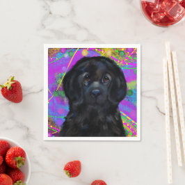 Neufundland-Hund Serviette