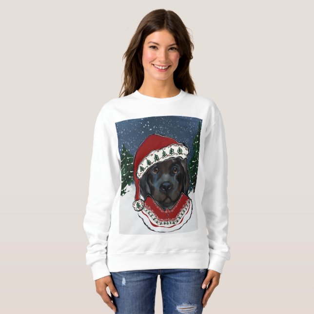 Neufundland-Hund Sweatshirt (Vorne ganz)