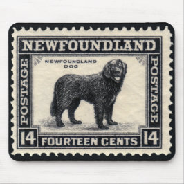 Neufundland Hunde Briefmarke Geschenke Mousepad