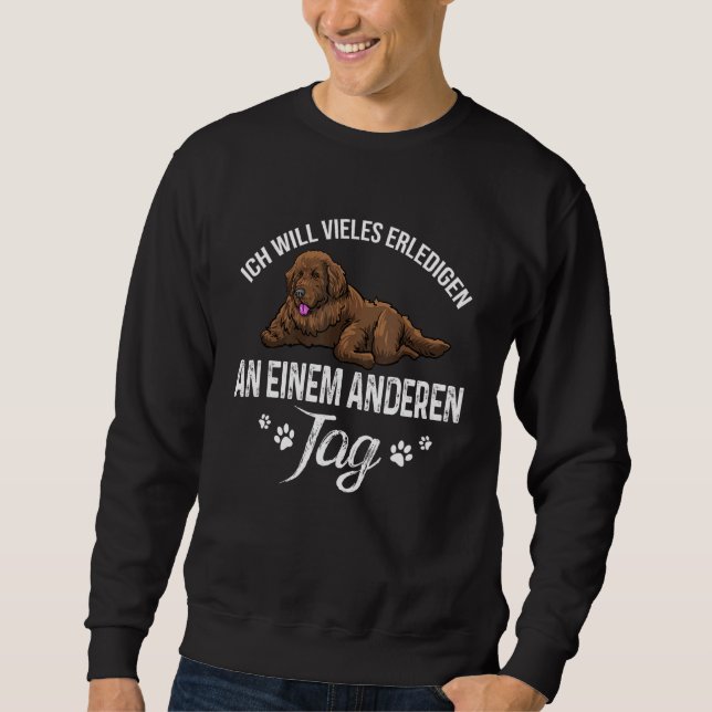 Neufundland Hunde Frauen Männer Sweatshirt (Vorderseite)