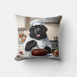 Neufundland Hunde Koch Icing Cake Kissen