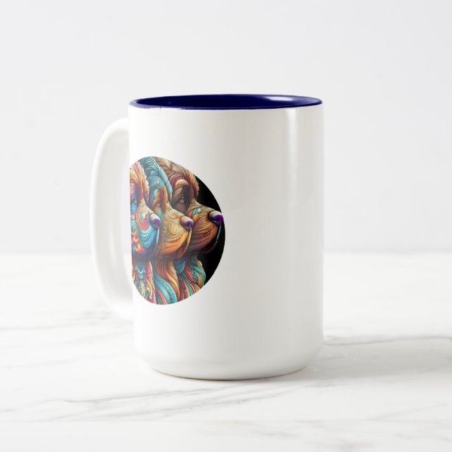 Neufundland - Hunde - Tasse für Zuhause und Reisen (Vorderseite Links)