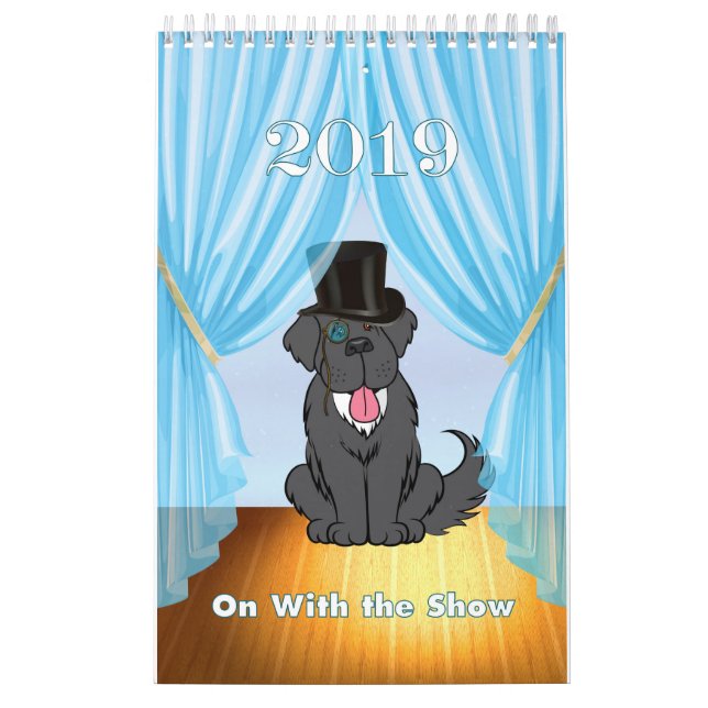 Neufundland-Hundekalender 2019 Kalender (Titelbild)