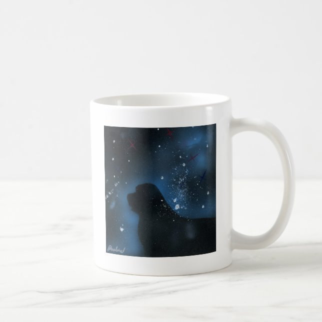 Neufundland-Hundemalerei Tasse (Rechts)