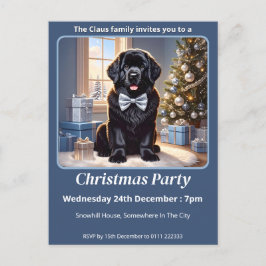 Neufundland - Hundeweihe Einladungspostkarte