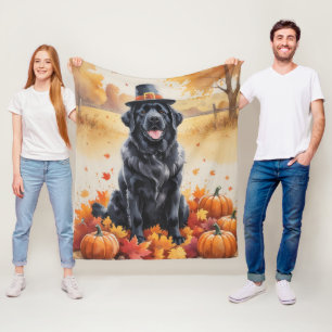 Neufundland im Herbst Blätter Erntedankfest Kunst Fleecedecke
