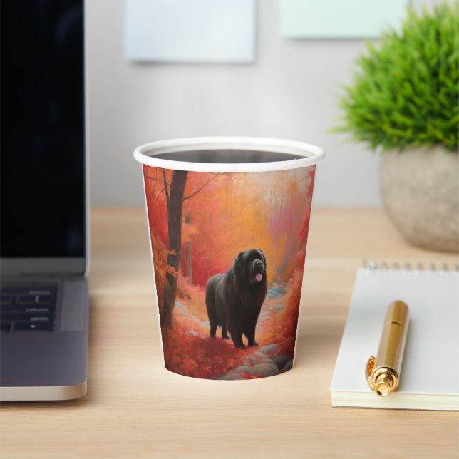 Neufundland im Herbst Leaves Fall Inspiriert Pappbecher (InSitu)