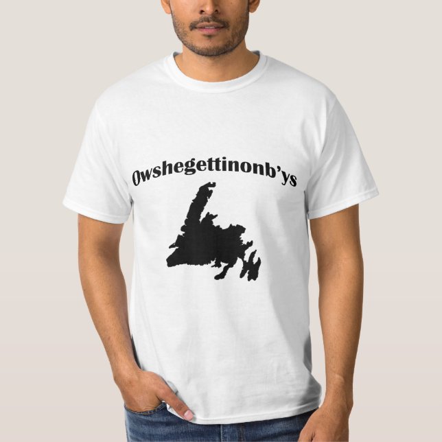 Neufundland-Jargon T-Shirt (Vorderseite)