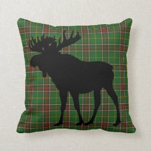 Neufundland Kanada kundenspezifische Tartan-Elche Kissen