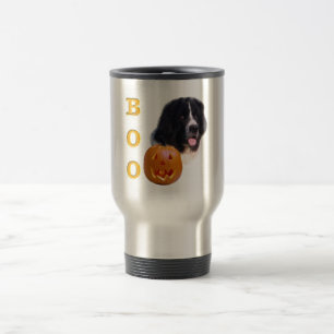 Neufundland Landseer Halloween Boo Reisebecher