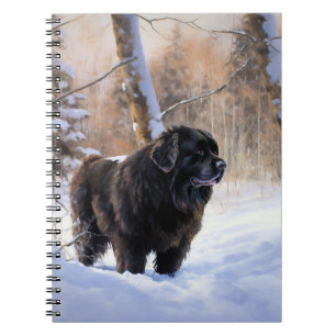 Neufundland Let It Snow Christmas Notizblock