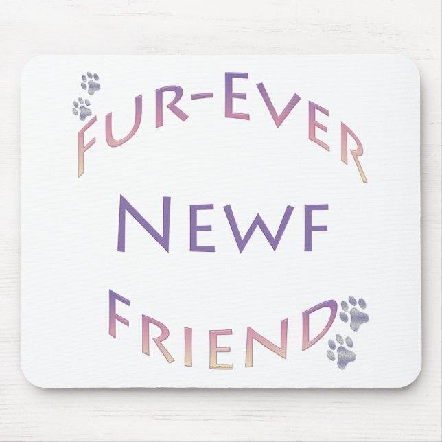 Neufundland-Liebe in First Lick Mousepad (Vorne)