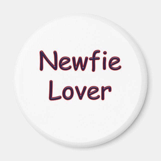 Neufundland Lover Magnet (Vorne)