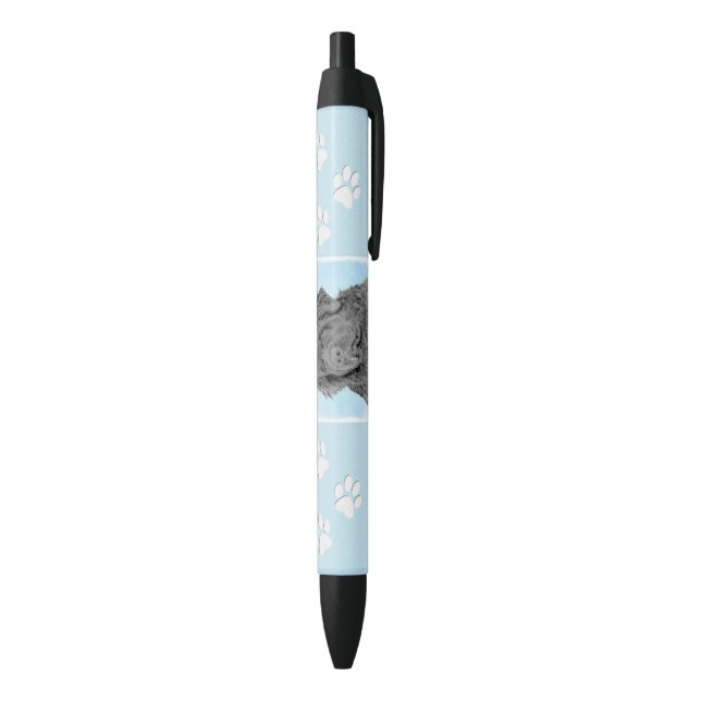 Neufundland-Malerei - Niedliche Original Hunde-Kun Kugelschreiber (Unterseite (Vertikal))