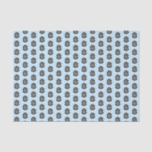 Neufundland Malerei - Niedliche Original Hunde Kun Seidenpapier