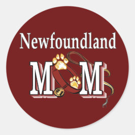 Neufundland MAMA Geschenke Runder Aufkleber