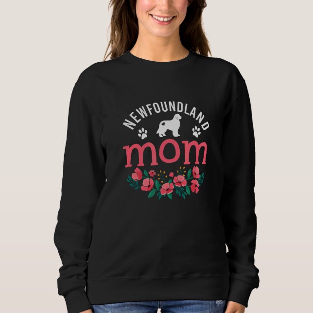 Neufundland Mama Womens Niedlich Dog Eigentümer We Sweatshirt (Vorderseite)