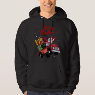Neufundland mit dem Weihnachtsmann im roten Lkw Hoodie
