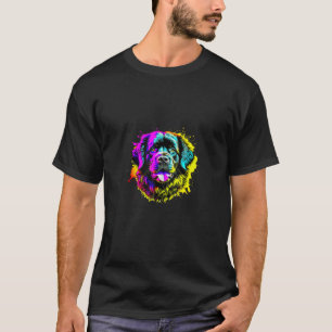 Neufundland Pop Art I Dog Lover I Splash Art Newf T-Shirt