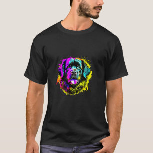 Neufundland Pop Art I Dog Lover I Splash Art Newf T-Shirt