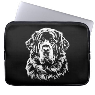 Neufundland Portrait Minimalistisch Apparel Laptopschutzhülle