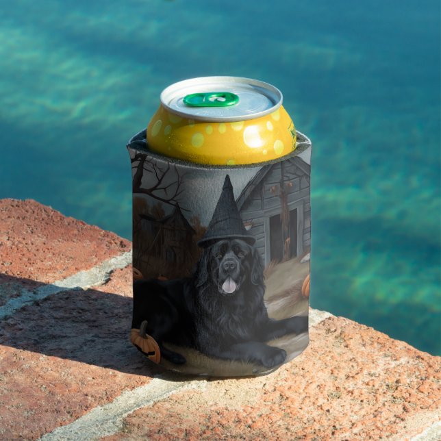 Neufundland Pumpkins Halloween Beängstigend Dosenkühler (In Situ Pool)