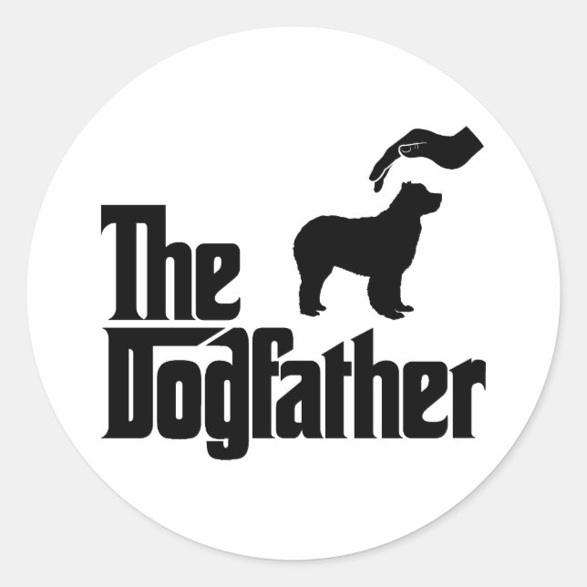 Neufundland Runder Aufkleber (Vorderseite)