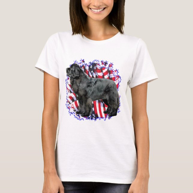 Neufundland (schwarz) T-Shirt (Vorderseite)
