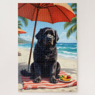 Neufundland-Strand-Relax-Szene Puzzle