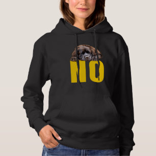 Neufundland Stubborn NO Funny Newfie Dog Owner Hoodie