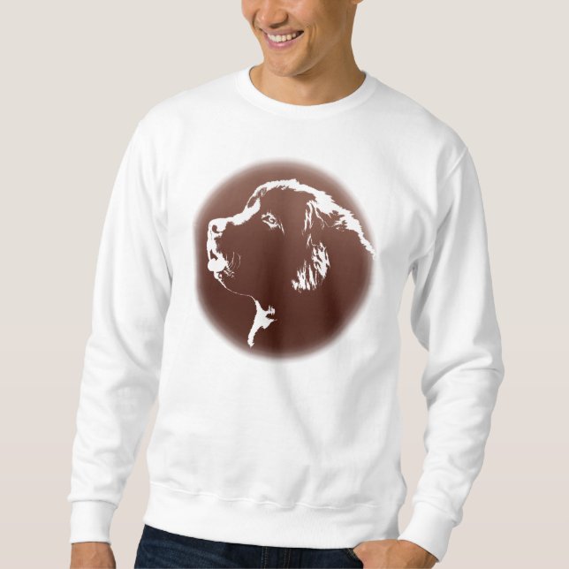 Neufundland-Sweatshirt-Neufundland-Welpen-Shirt Sweatshirt (Vorderseite)