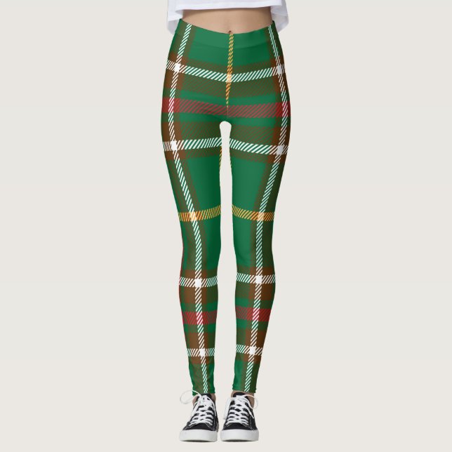 Neufundland Tartan  Leggings (Vorderseite)