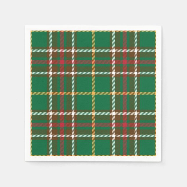 Neufundland Tartan Napkins Serviette (Vorderseite)