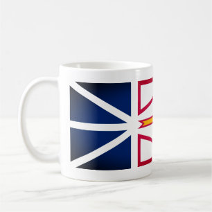 Neufundland und Labrador-Flagge (vertikal) Kaffeetasse