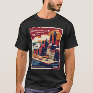 Neufundland und Labrador Kanada Vintage Tra der 50 T-Shirt