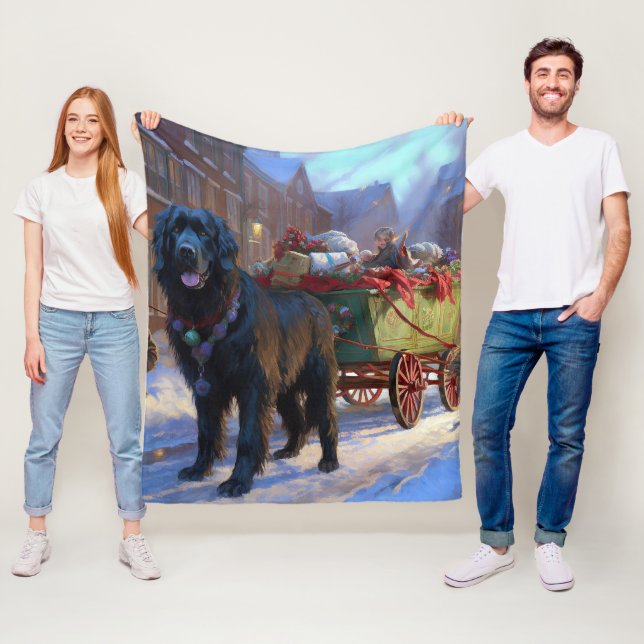 Neufundland Weihnachtsfeiertage Fleecedecke (Beispiel)