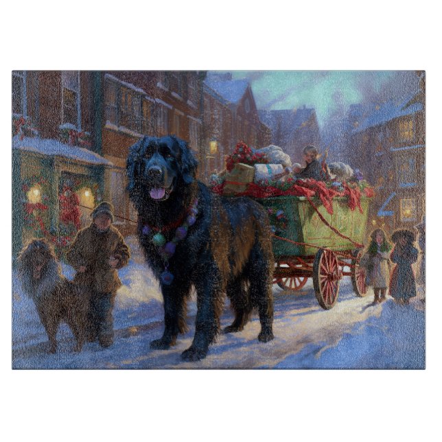 Neufundland Weihnachtsfeiertage Schneidebrett (Vorderseite)