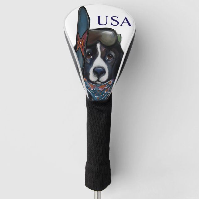 NEUFUNDLÄNDER  GOLF HEADCOVER (Vorderseite)