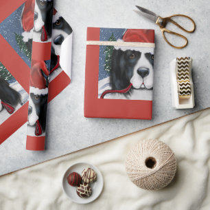 Neufundländer Hund Geschenkpapier