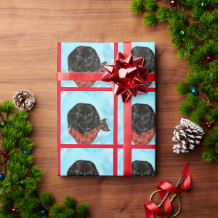 Neufundländer Hund   Geschenkpapier