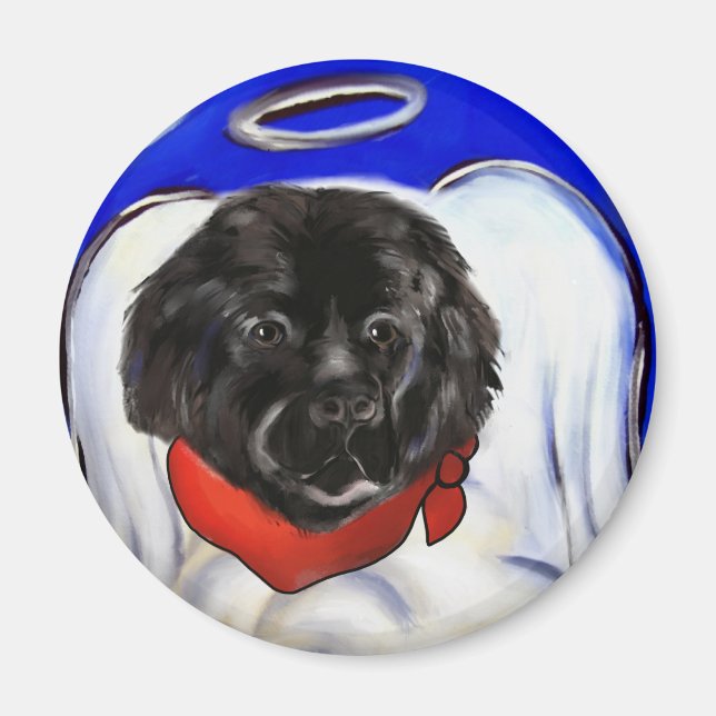 Neufundländer Hund Magnet (Vorne)