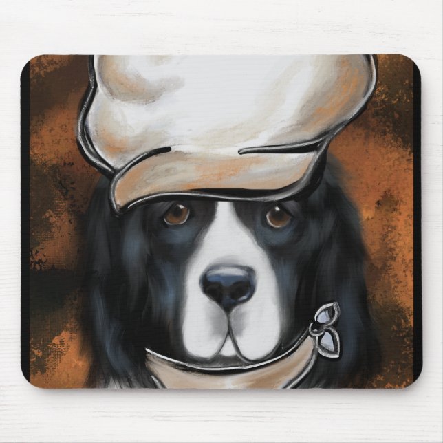 Neufundländer Hund Mousepad (Vorne)
