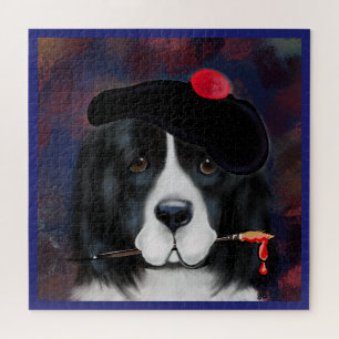Neufundländer Hund Puzzle