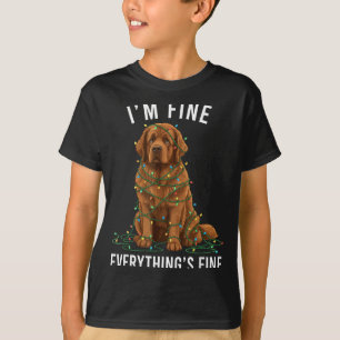 Neufundländer-Hund Weihnachten Mir geht's gut Alle T-Shirt