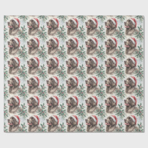 Neufundländer-Hund-Weihnachtsgeschenkpapier Geschenkpapier