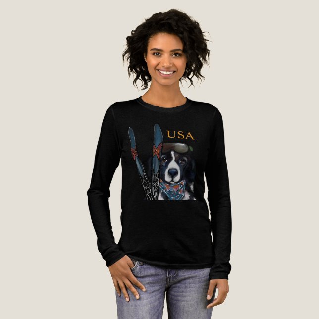 NEUFUNDLÄNDER  Tri-Blend SHIRT (Volle Vorderseite)
