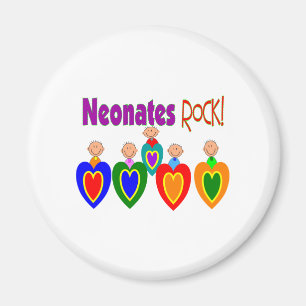 Neugeborene Geschenke "Neonates ROCK"! Magnet